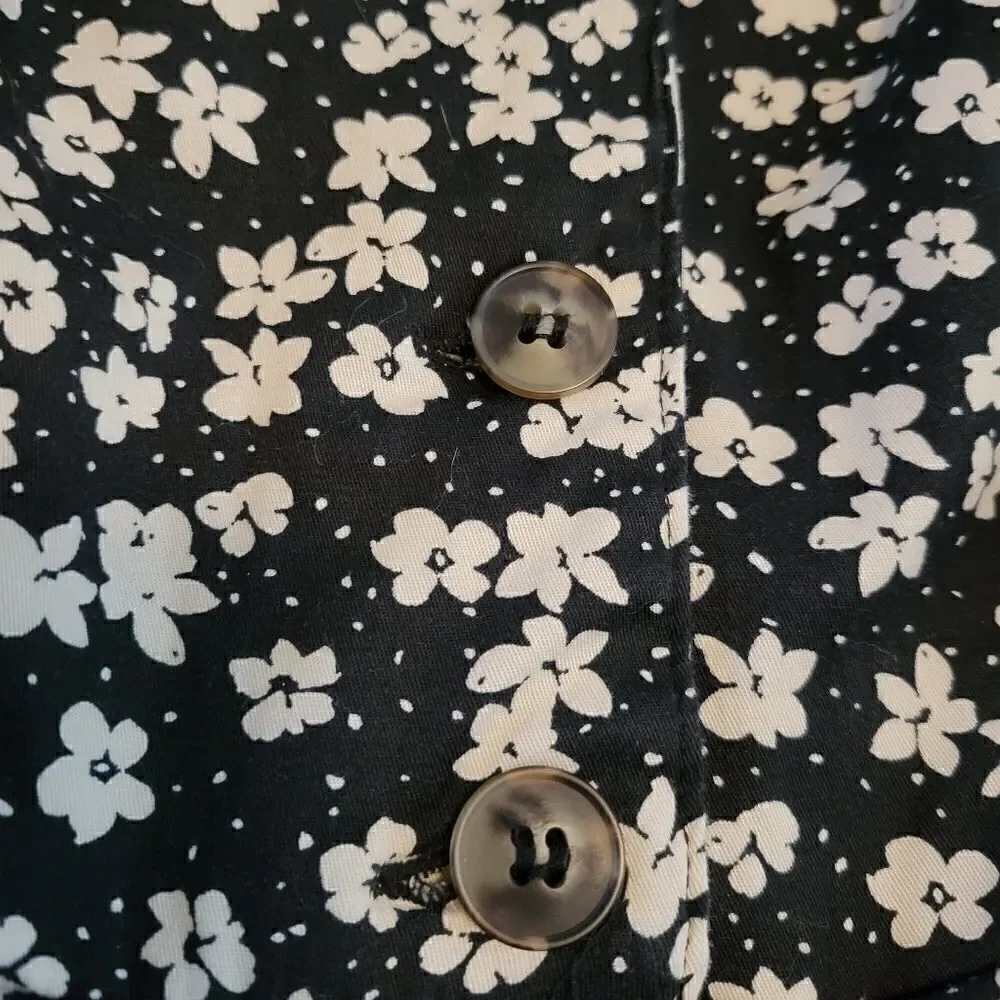 EC H&M PUFFED-SLEEVE ROMPER W/POCKETS SZ. XXS - Picture 2 of 6